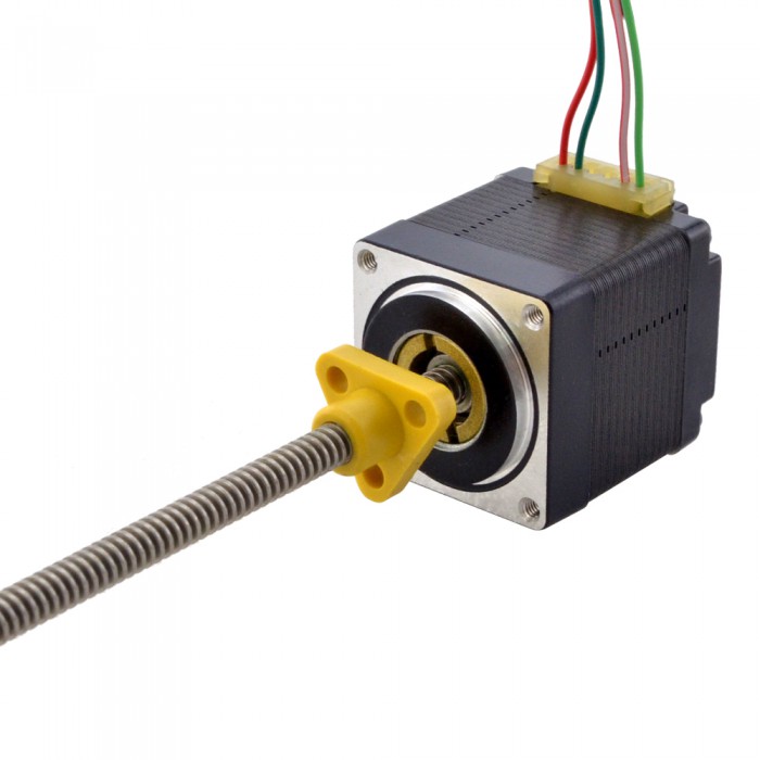 NEMA 11 External Acme Schrittmotor Linearaktuator 1.0A 1.8° 0.05Nm Schrittmotor Linearaktuator