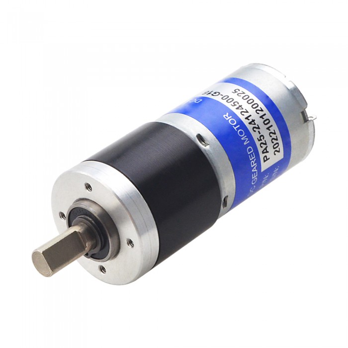 12V Kleiner DC Gebürstetergetriebemotor 0.38Kg.cm 281 U/min mit 16:1 Planetengetriebe