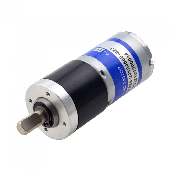 12V Kleiner Gebürsteter Gleichstrommotor 0.54Kg.cm 199 U/min mit 23:1 Planetengetriebe DC Gebürstetergetriebemotor