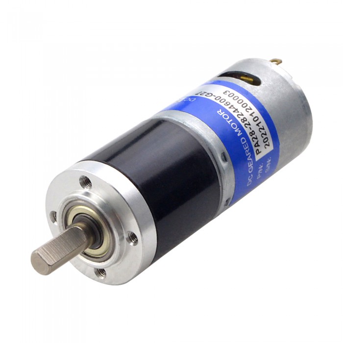 Mini Bürstenlose DC Getriebemotor 24V 1.1 kg.cm 17 U/min mit 26.8:1 Planetengetriebe Gleichstrom Bürstengetriebemotor