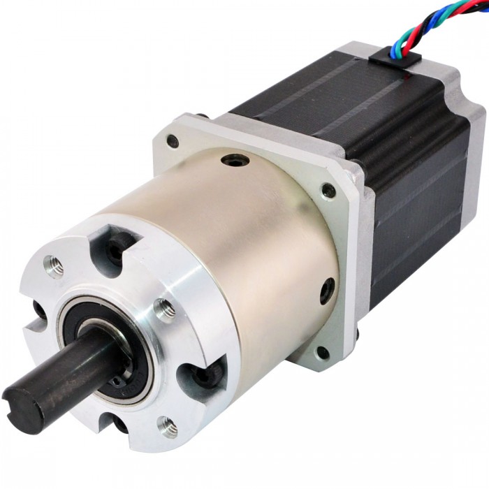 Nema 23 Getriebeschrittmotor mit 15:1 Planetengetriebe 0.42 Grad 1.89Nm 2.8A 3.2V Nema23-Getriebe