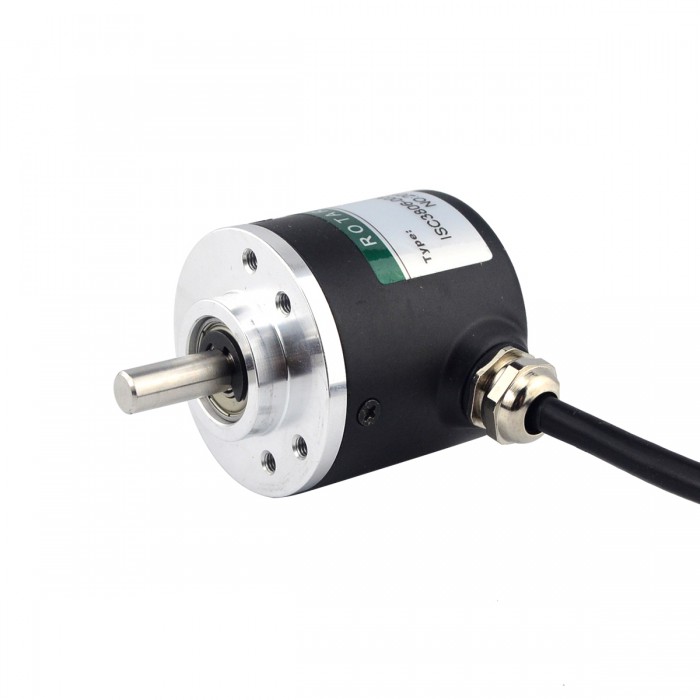 Schrittmotor Encoder 500 CPR Inkrementaler Schrittmotor Drehgeber ABZ 3-Kanal 6 mm Vollwelle ISC3806