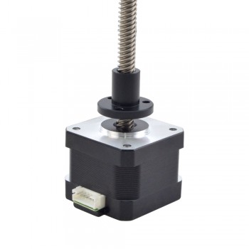 NEMA 17 External Schrittmotor Linearaktuator 1.5A 1.8° 24Nm 34mm Spindelsteigung 8mm