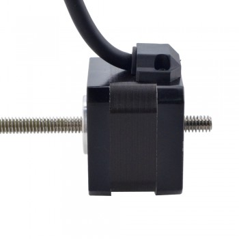 NEMA 17 Non-Captive Acme Linearschrittmotor 1.5A 1.8° 0.3Nm 34mm Stapel Führen 1.27mm