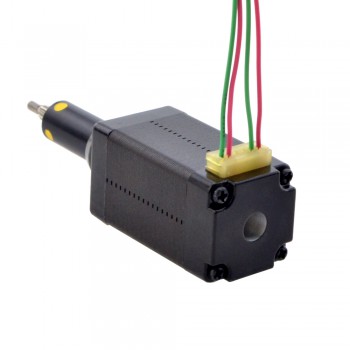 NEMA 8 Unverlierbarer Acme-Linearschrittmotor 0.5A 38.2mm Stapel Führen 2mm(0.07874