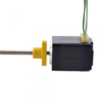 NEMA 8 Externer Acme Schrittmotor Linearaktuator 1.8 Grad 0,5A 0.015Nm 28,2mm Stack-Schraubensteigung 1mm