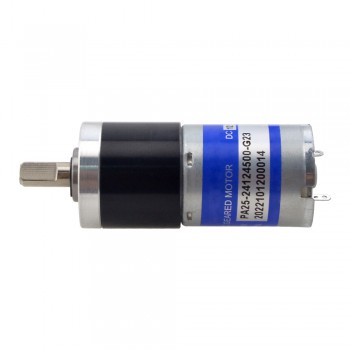 12V Kleiner Gebürsteter Gleichstrommotor 0.54Kg.cm 199 U/min mit 23:1 Planetengetriebe DC Gebürstetergetriebemotor