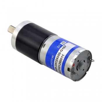 12V Kleiner Gebürsteter Gleichstrommotor 0.54Kg.cm 199 U/min mit 23:1 Planetengetriebe DC Gebürstetergetriebemotor