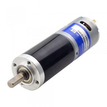 Mini Gebürsteter DC Getriebemotor 24V 11.5 kg.cm 12 U/min mit 369:1 Planetengetriebe DC Gebürstetergetriebemotor