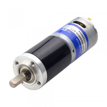 24V Bürstenlose DC Getriebemotor 24V 2.6 kg.cm 65 U/min mit 71:1 Planetengetriebe DC Bürstengetriebemotor