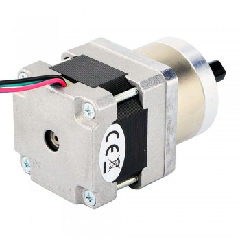 Nema 16 Schrittmotor Bipolar mit 5:1 Planetengetriebe 0.35 Grad 0.6A 9V 22Ncm Nema16 Planetengetriebe Schrittmotor