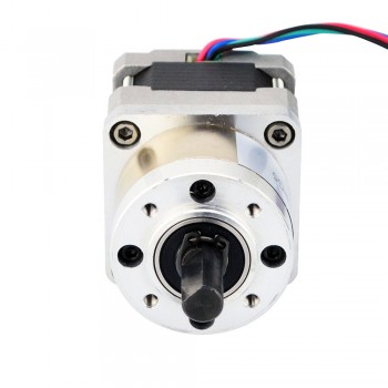 Nema 16 Schrittmotor Bipolar mit 5:1 Planetengetriebe 0.35 Grad 0.6A 9V 22Ncm Nema16 Planetengetriebe Schrittmotor