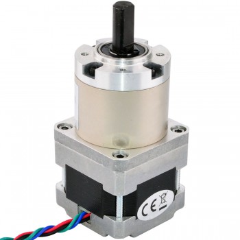 Nema 16 Schrittmotor Bipolar mit 14:1 Planetengetriebe 0.131 deg 0.6A 9V 22Ncm Nema16 Planetengetriebe Schrittmotor