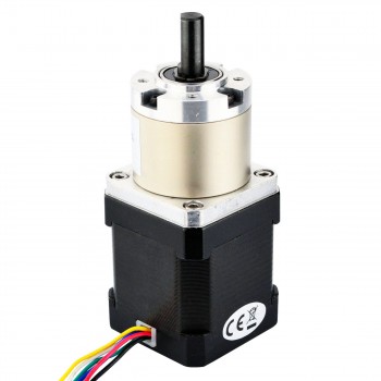 Nema 17 Getriebeschrittmotor mit 14:1 Planetengetriebe 0.131 Grad 1.68A 32Ncm 12V Getriebe Schrittmotor