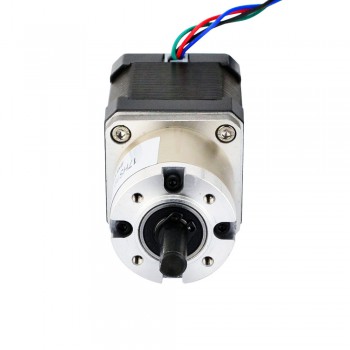 Nema 17 Getriebeschrittmotor mit 14:1 Planetengetriebe 0.131 deg 1.68A 2.8V 44Ncm Getriebe Schrittmotor