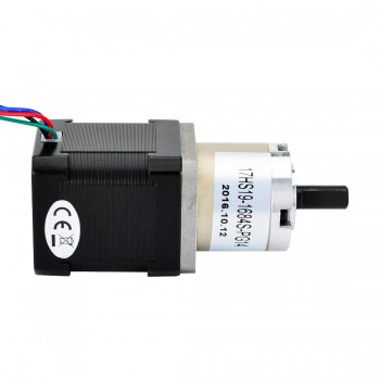 Nema 17 Getriebeschrittmotor mit 14:1 Planetengetriebe 0.131 deg 1.68A 2.8V 44Ncm Getriebe Schrittmotor