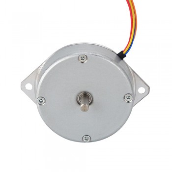 Runder Nema 18 Pfannkuchen-Schrittmotor 1.8deg 9Ncm Φ46x16mm 4 Drähte Bipolar Pfannkuchen