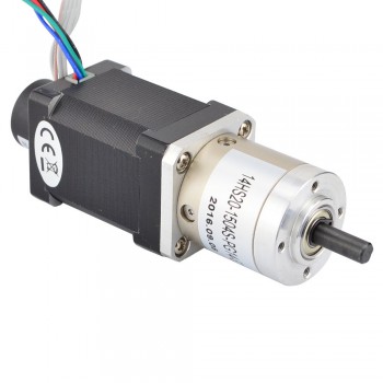 Nema 14 Closed-Loop Getriebeschrittmotor 14:1 mit Encoder 300CPR 3 Phasen 1.8 Grad 0.4Nm Bipolar Getriebe Schrittmotor