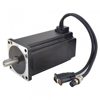 E-Serie Nema 34 Closed Loop Schrittmotor 12,0 Nm 1,8 Grad mit Encoder 1000CPR 2 Phasen Nema34 Geschlossener Regelkreis