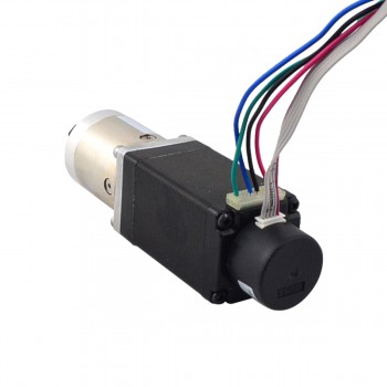 Nema 11 Closed-Loop Schrittmotor mit Getriebe 14:1 Und Encoder 300CPR 8.04V 1.8 Grad 0.14Nm Getriebeschrittmotor