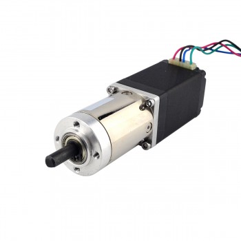 Nema 11 Getriebeschrittmotor mit 51:1 Getriebe L=51mm 1.8 Grad 14Ncm 0.67A 8.04V Bipolar Getriebe Schrittmotor