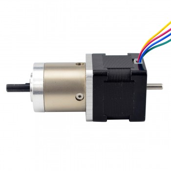 Nema 14 Getriebeschrittmotor mit 19:1 Getriebe 1.8 Grad 1A 3.20V 14Ncm Bipolar Getriebe Schrittmotor