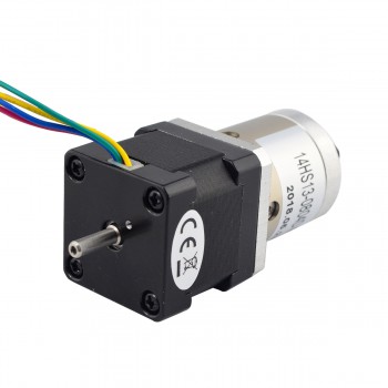 Nema 14 Getriebeschrittmotor mit 19:1 Getriebe 1.8 Grad 1A 3.20V 14Ncm Bipolar Getriebe Schrittmotor