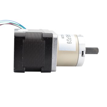 Nema 17 Getriebeschrittmotor mit 19:1 Planetengetriebe 0.094 Grad 0.4A 12V Bipolar Getriebe Schrittmotor