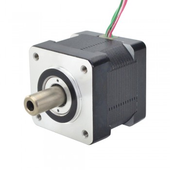 Hohlwelle Nema 14 Schrittmotor Doppelwelle Bipolar 1.8 Grad 16Ncm 1.25A 4 Drähte Nema14 Hybrid Schrittmotor