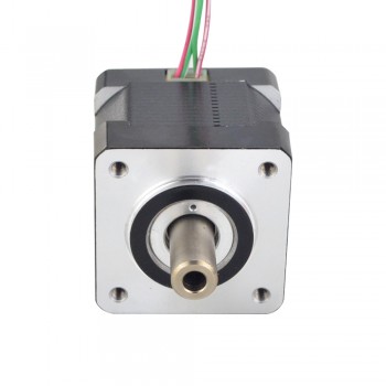 Hohlwelle Nema 14 Schrittmotor Doppelwelle Bipolar 1.8 Grad 16Ncm 1.25A 4 Drähte Nema14 Hybrid Schrittmotor