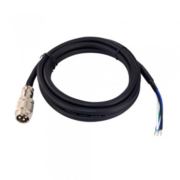 1,7 m (67 Zoll) AWG18-Motorverlängerungskabel mit GX16-Luftfahrtstecker für Nema 34 Closed-Loop-Schrittmotor