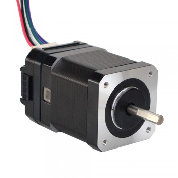 Nema 17 Integrierter Schrittmotor mit Treiber 1,8 Grad 0,44 Nm 1.68A 10-30VDC Integrierte Schrittmotoren