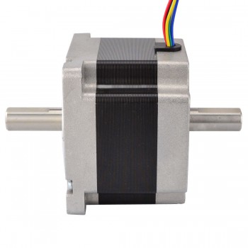 Doppelwellen Nema34 Schrittmotor Unipolar 1,8 Grad 2,2 Nm 2A 4.4V 6 Drähte CNC Schrittmotor mit 6 Anschlüsse